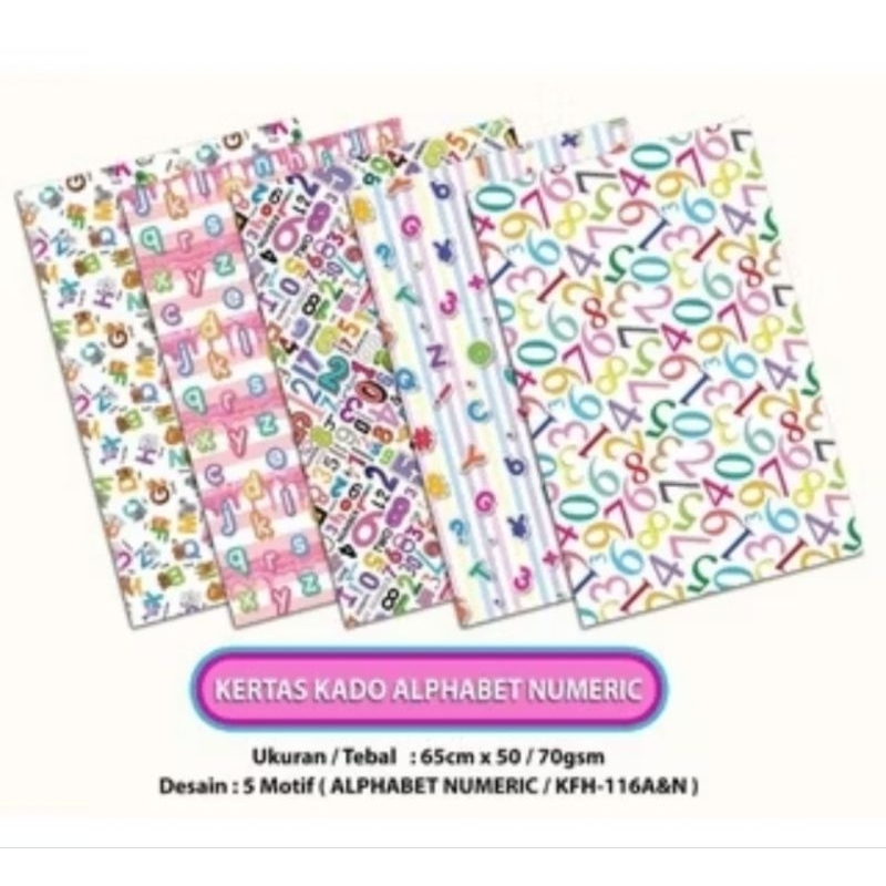 

Kertas Kado (Motif random)