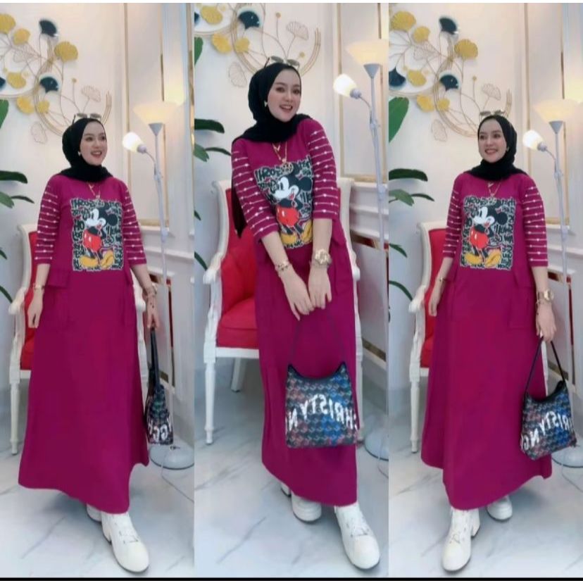 Gamis Wanita C Gamis Kaos Kekinian Terbaru Bisa Cod