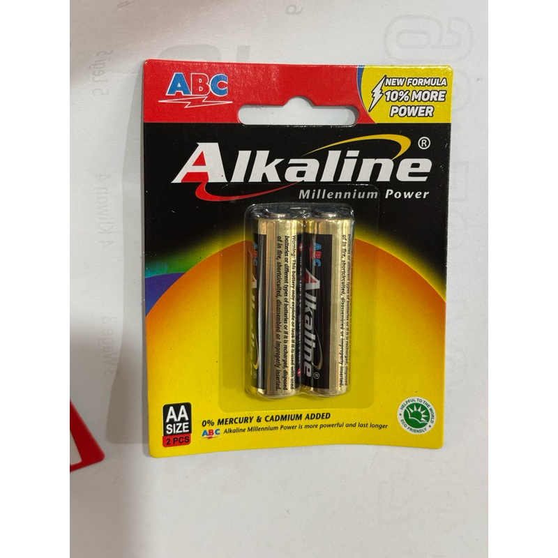 BATERAI ABC AA ALKALINE ORIGINAL BATERAI ALKALINE ABC A2 BATERAI JAM HARGA PERPASANG