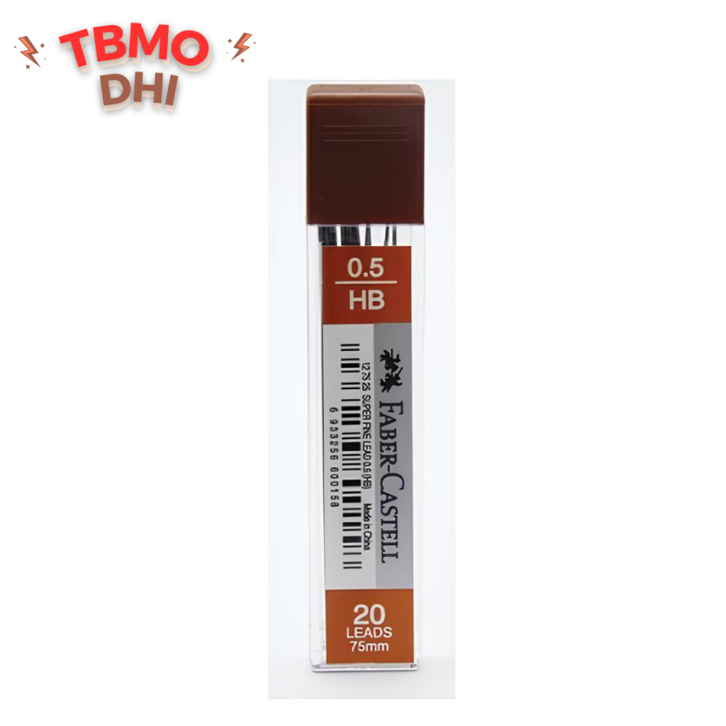 

TBMO Faber Castell Isi Refill Pensil 0.5 HB Murah / Lead Superfine HB 0,5mm / Isi Pensil Mekanik
