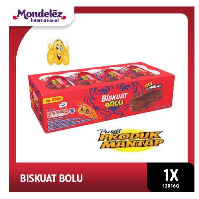 

Mondelez Biskuat Bolu Cokelat 16 gr [1 Box Isi 12 pcs]