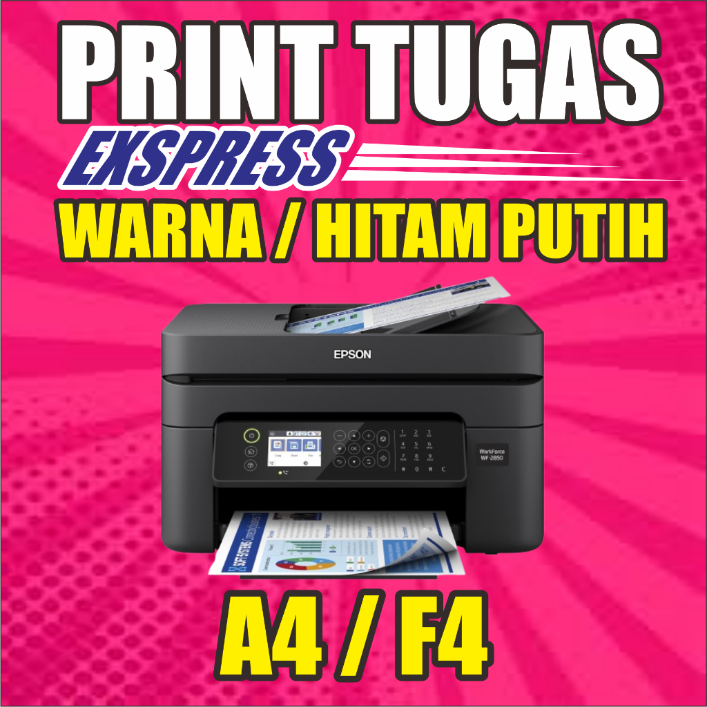 

PRINT TUGAS / PRINT HVS KILAT WARNA / HITAM PUTIH