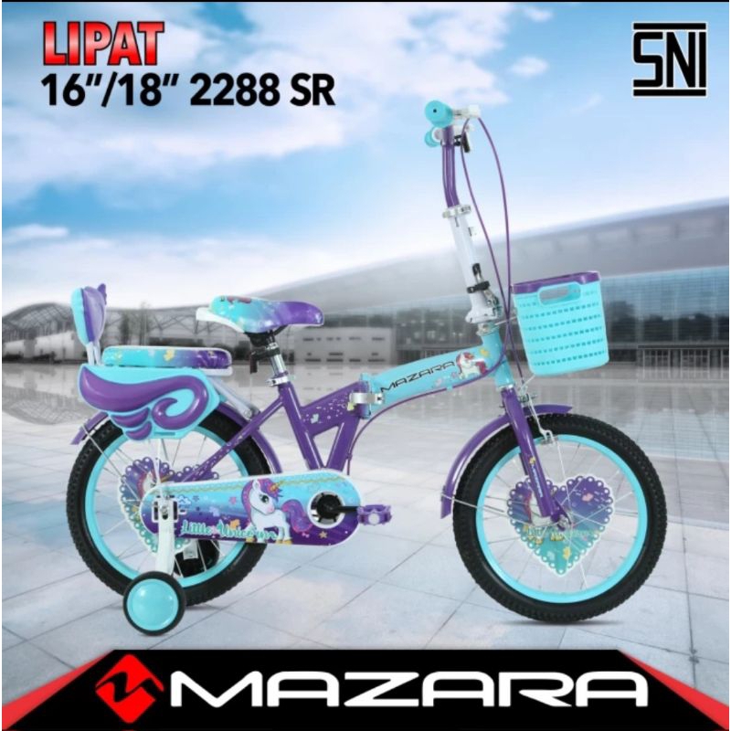 Sepeda Lipat Anak Mazara 16 inch
