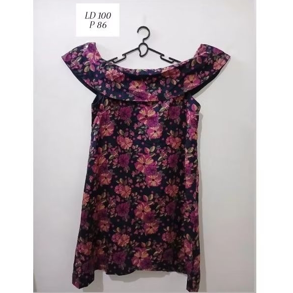 Dress Pink Bunga