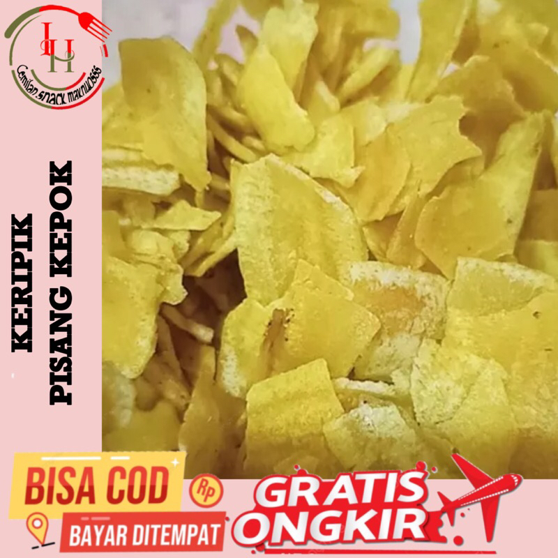 

KOMPLIT VARIAN Keripik pisang gurih enak asin kepok 30 gr - 500 gr enak asin gurih makanan cemilan