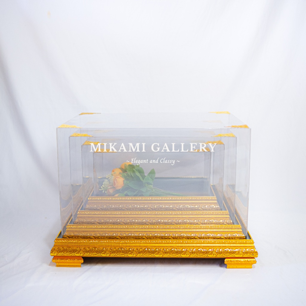 Kotak Hantaran Penutup Mika Fiber Kaki / Kotak Hantaran Mika / Seserahan Pernikahan