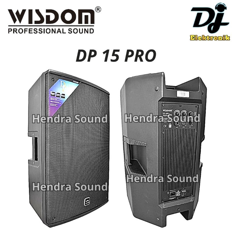 WISDOM ● DP 15 PRO / DP15 PRO - Speaker Aktif (15 inch)
