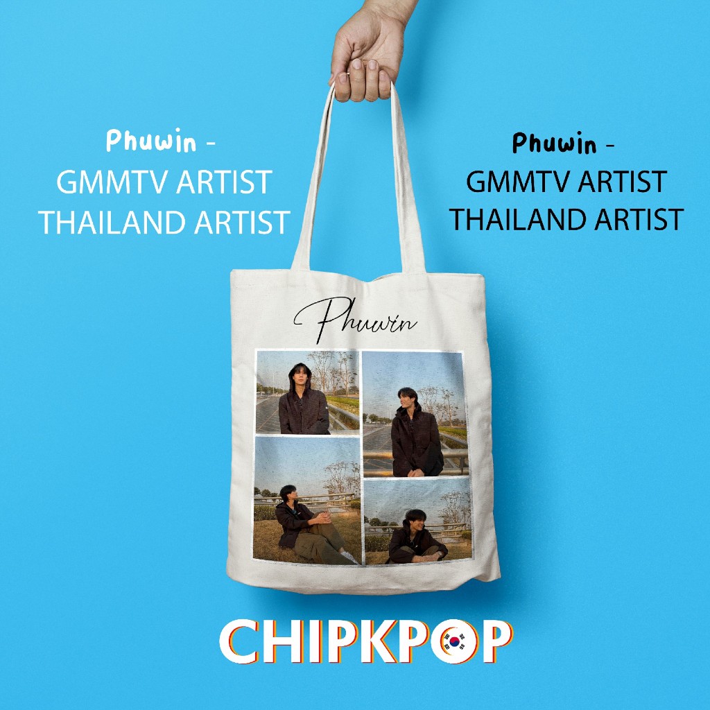 PHUWIN GMMTV [PAKET SET] TOTEBAG PHUWIN GMMTV I PHUWIN I TOTEBAG THAILAND I TOTEBAG MURAH I TOTEBAG 