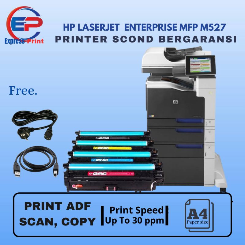 Mesin FotoCopy Multifungsi A3 hp laserjet enterprise pro700 m775 color Siap Pakai Bergaransi (Siap)