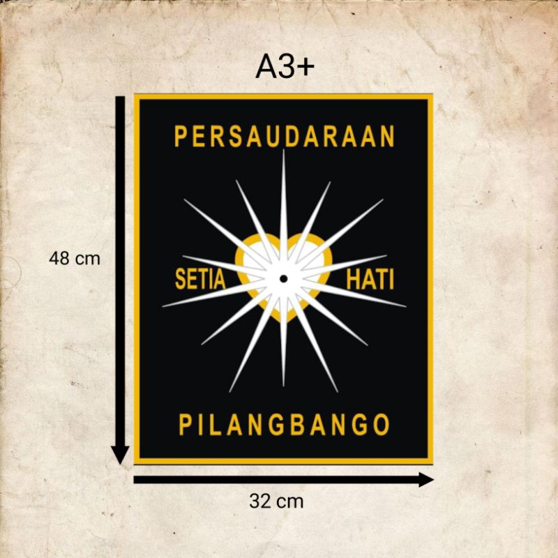 Poster Dinding Persaudaraan SetiaHati Pilangbango