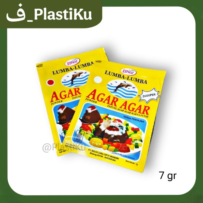 

Agar-agar bubuk Cap Lumba-lumba 7gr