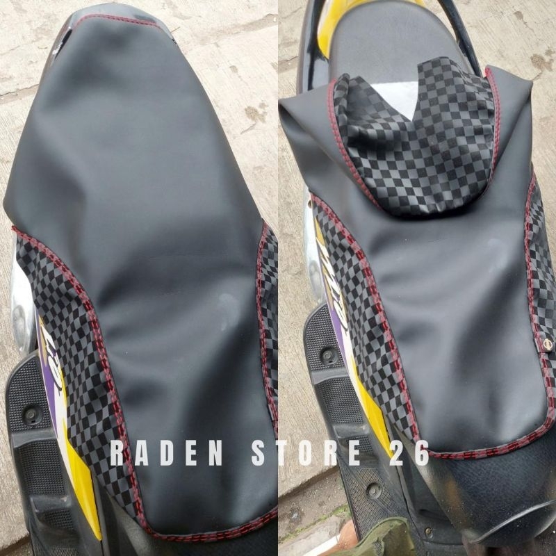 Kulit Jok Motor Ninja R/SS Mb-Tech Carrera Original || Sarung Jok Ninja Mb-tech || Ninja SS || Ninja