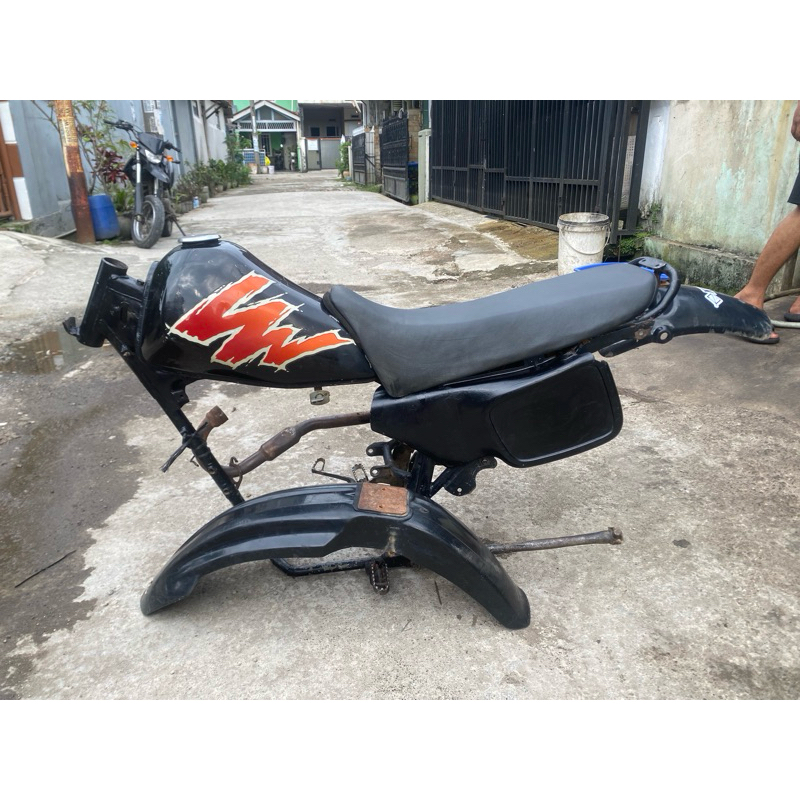 body set rangka trail pnp mesin tiger megapro gl series