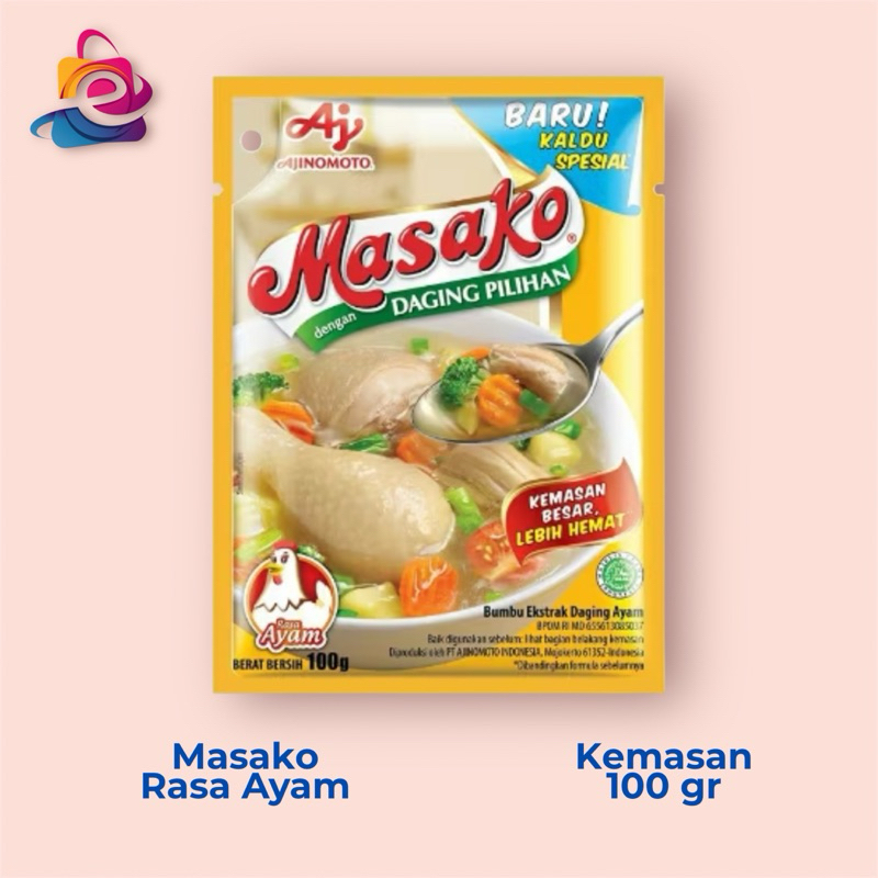 

Masako penyedap rasa 100gr