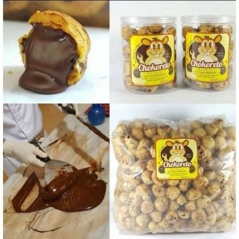 

Soes coklat chokoreto