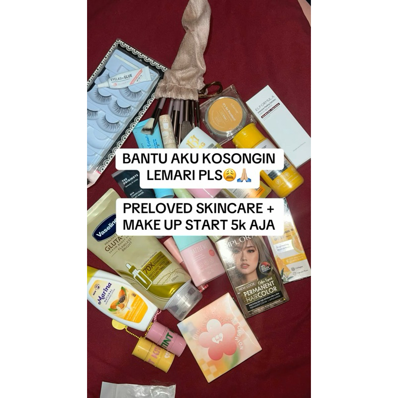 PRELOVED SKINCARE & MAKE UP START 5K AJA PART 2