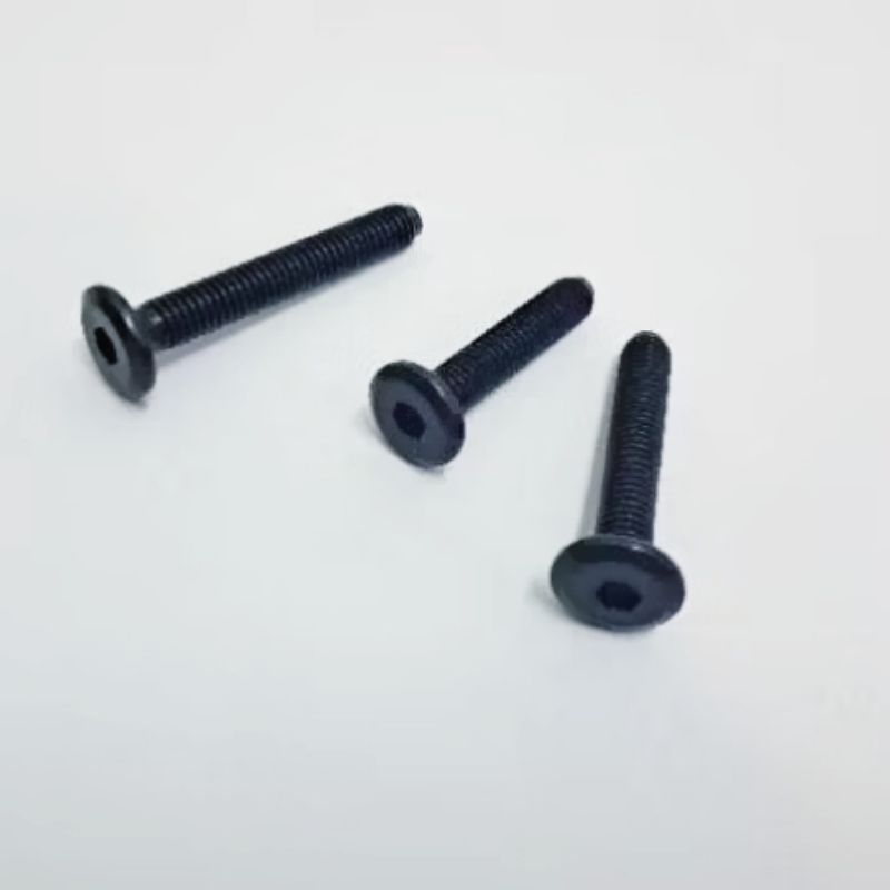 Baut jcbc M6x20 knock dwon hitam L 5 / 20pcs