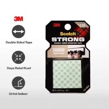 

Double Tape 3M Scotch Strong Indoor Ideal For Paint Mounting 110-SQ16