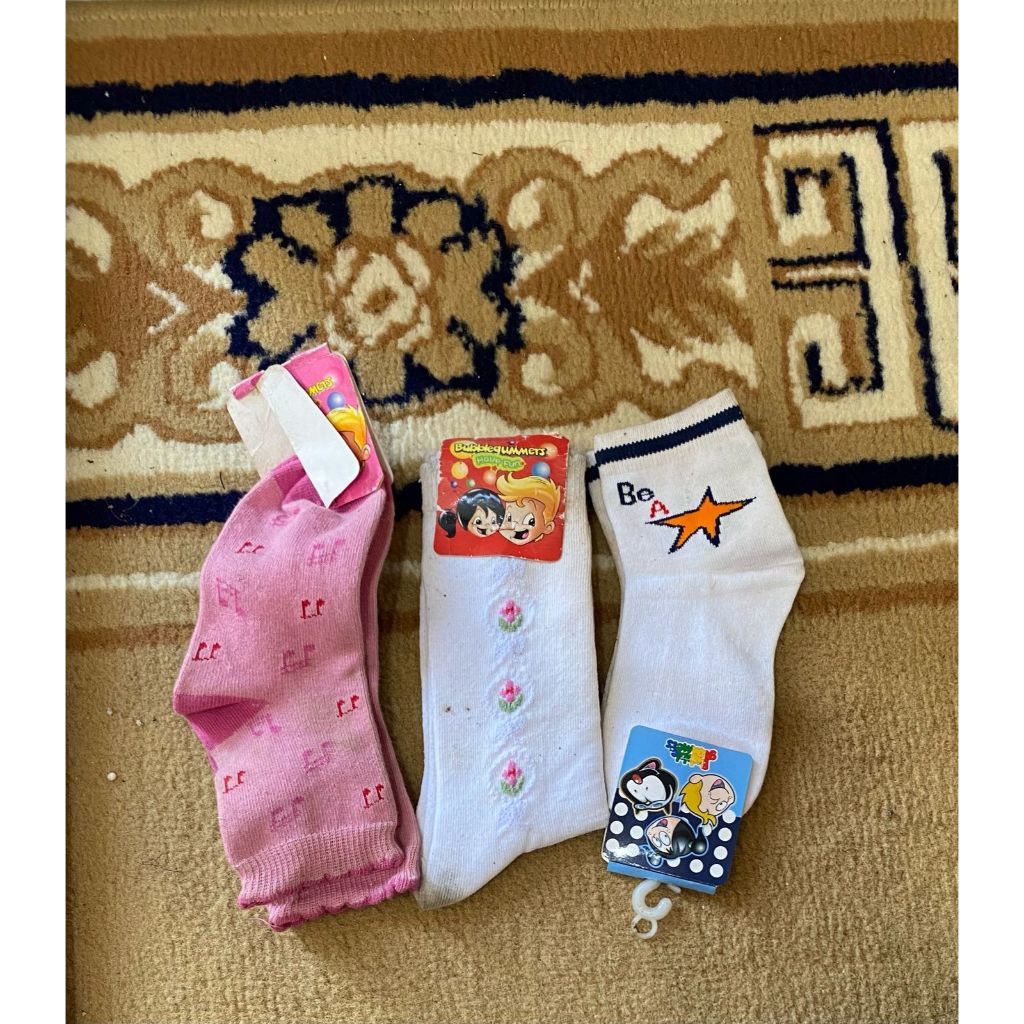 [REJECT KOTOR isi 8pcs] KAOS KAKI BUNDLING REJECT KOTOR ORIGINAL BATA 4 IN1 DAPET 4 PCS KAOS KAKI