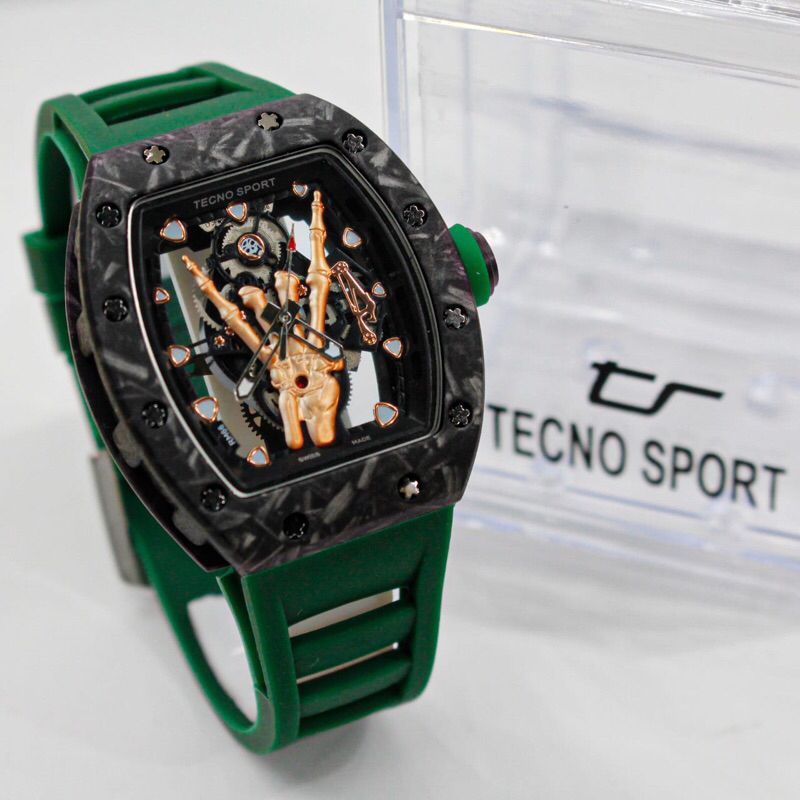 Jam tangan TECNO SPORT original flying tourbillon.  new symbol of rebellion
