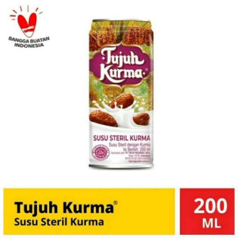 

TUJUH KURMA SUSU STERIL DENGAN KURMA NETTO 189 ML Murce