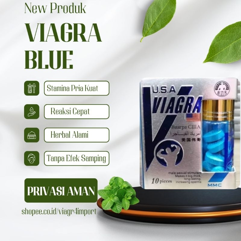 VIAGRAA MMC BLUE ASLI ORIGINAL IMPORT USA OBAT STAMINA PRIA KUAT BERGARANSI