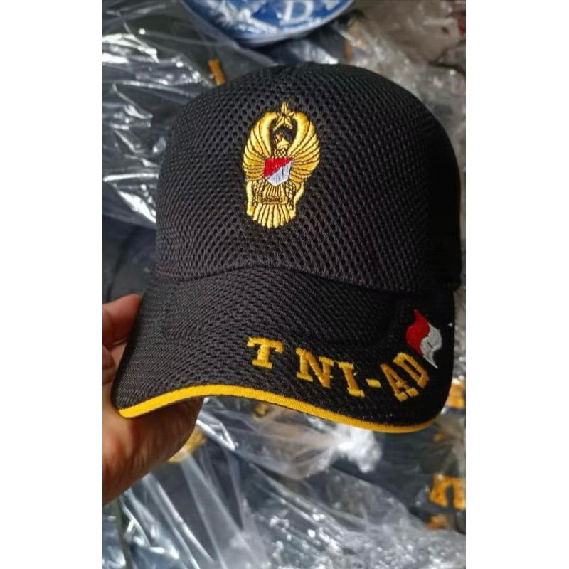 TOPI HITAM TNI AD TOPI JARING TNI