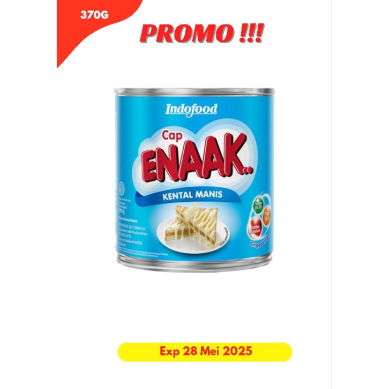 

PROMO susu kental manis cap enaak- susu kental manis cap enaak- cap enaak