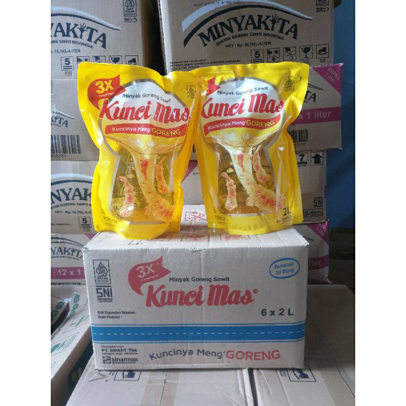 

Minyak goreng Kunci mas 2ltr