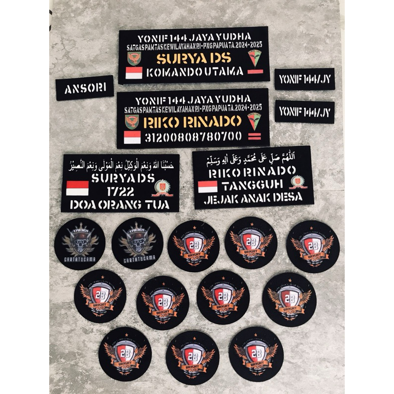 PATCH LASER TNI LOGO SAJA