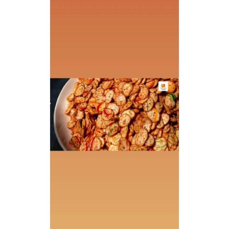 

kerupuk seblak kering pedas daun jeruk