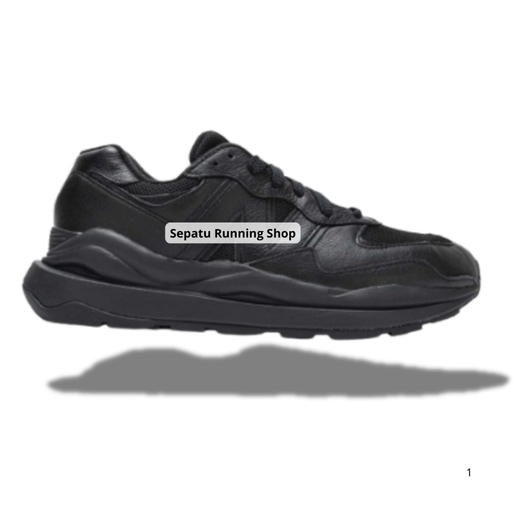 Sepatu pria NB-5740 Sneakers casual running uniseks dewasa hitam