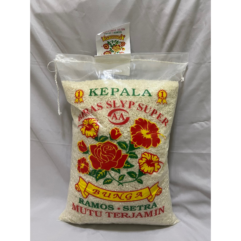 

BERAS SETRA RAMOS CAP BUNGA SLYP SUPER 5KG