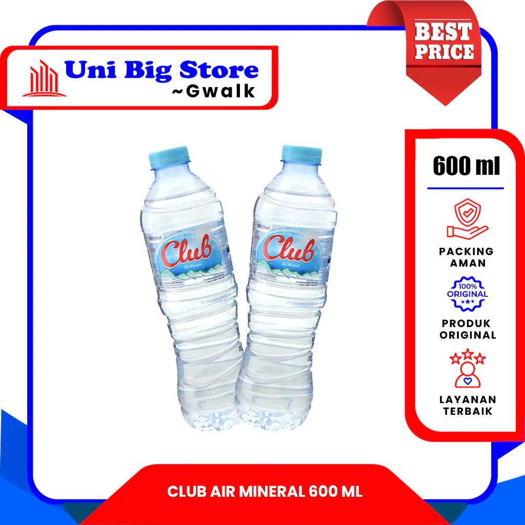 CLUB AIR MINERAL BOTOL - 600 ml