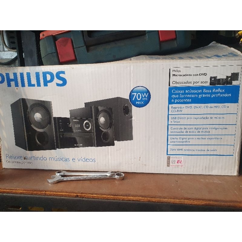 philips DVD FM speaker hifi micro system MCD1165