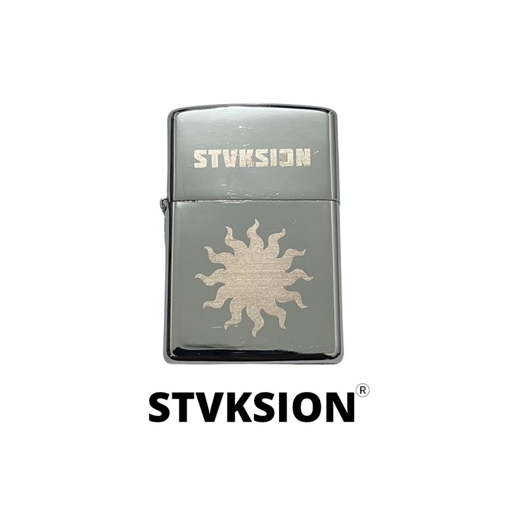 POCKET LIGHTER SILVER SUNSS STVKSION / KOREK API  / KOREK  POLOS CUSTOM / KOREK API TITANIUM STAINLE