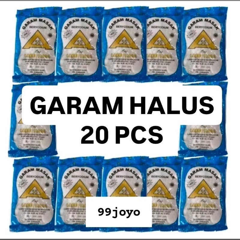 

20 pcs garam dapur halus beryodium