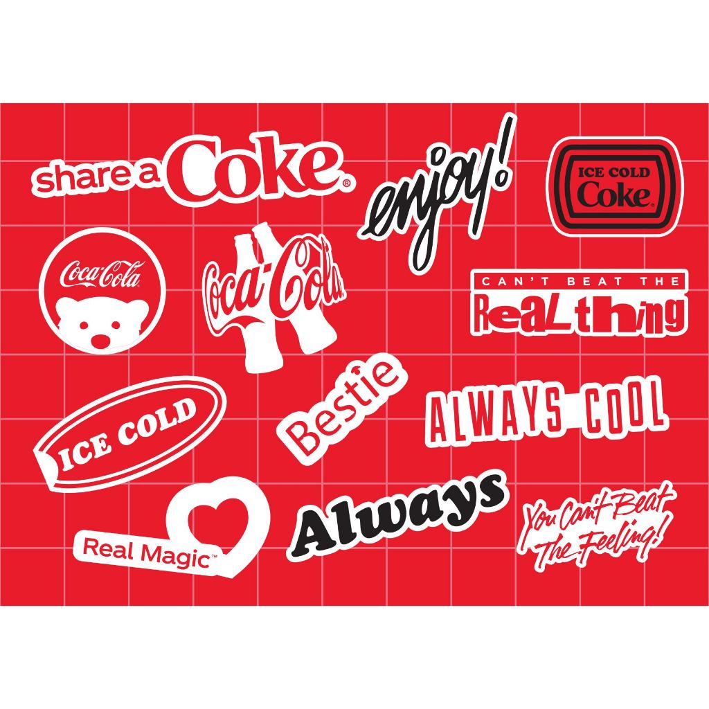 

NOT FOR SALE - GIMMICK STICKER SHARE A COKE