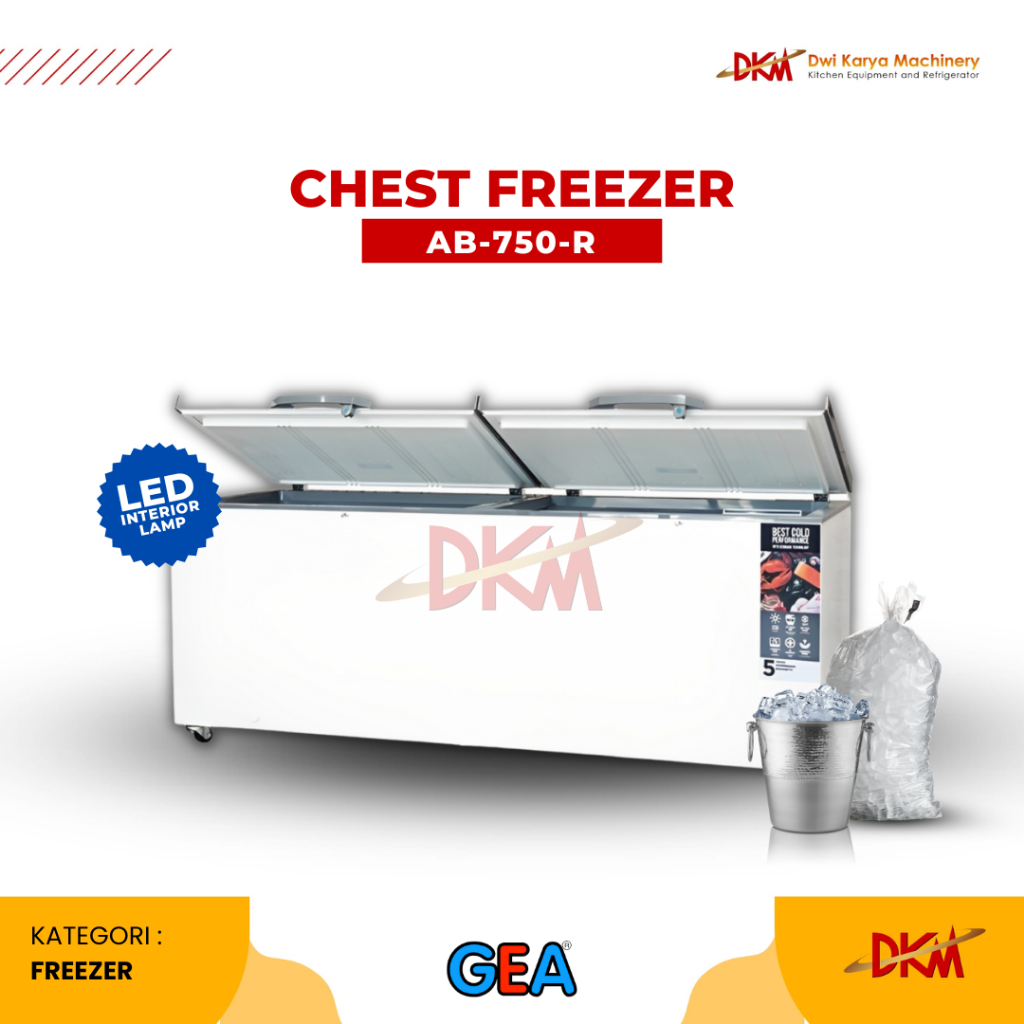 CHEST FREEZER AB-750 GEA/FREEZER BOX GEA AB 750/Freezer Box AB 750R