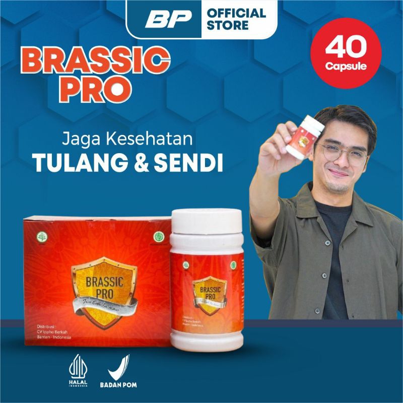 BRASSIC PRO ORI 100% Suplemen Kesehatan Tulang dan Sendi Mencegah Peradangan Sendi Pengeroposan Tula