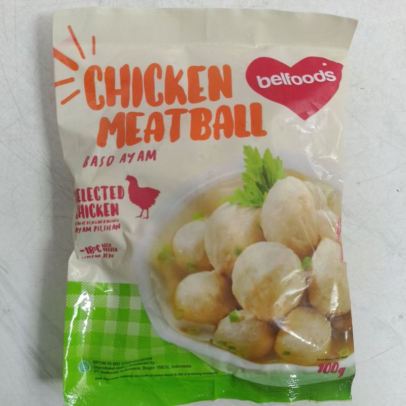 

Belfoods Chicken Meatball 100gram /Belfoods Baso ayam kemasan 100gram