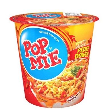 

Pop Mie Mi Instan Cup Kuah Pedes Dower Ayam Pedas 75 g