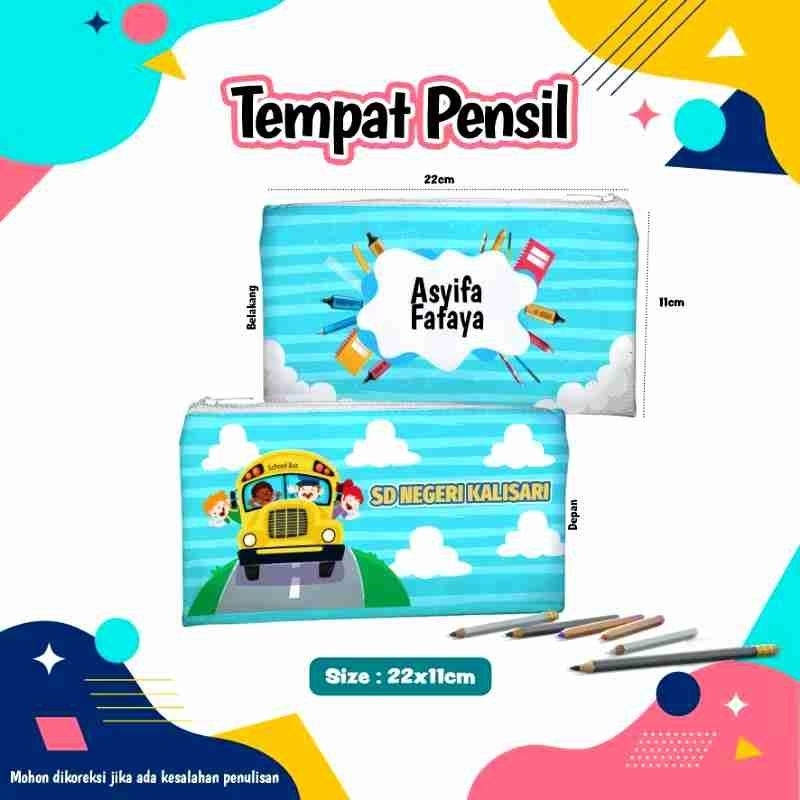 

TEMPAT PENSIL CUSTOM FREE DESIGN TEMPAT PENSIL UNTUK ACARA KENAIKAN KELAS TK MI SD MTS SMP