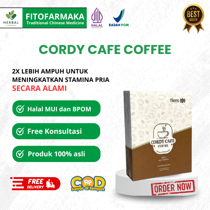

Cordy Cafe Coffe Stamina Pria Kuat Alami - Kopi Stamina Pria dan Wanita - Cordyseps Kopi - Tiens Coffe - Jamu Stamina - Kopi Penambah Stamina