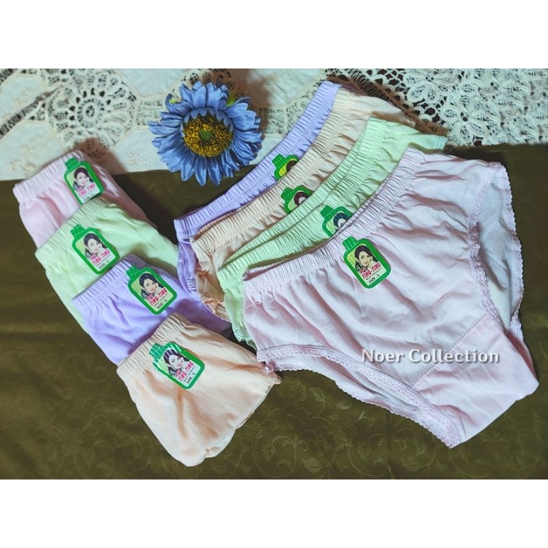 6 pcs & 12 pcs Celana Dalam Wanita /CD wanita dewasa  celana ayu ting ting Bahan Katun Halus dan Ade