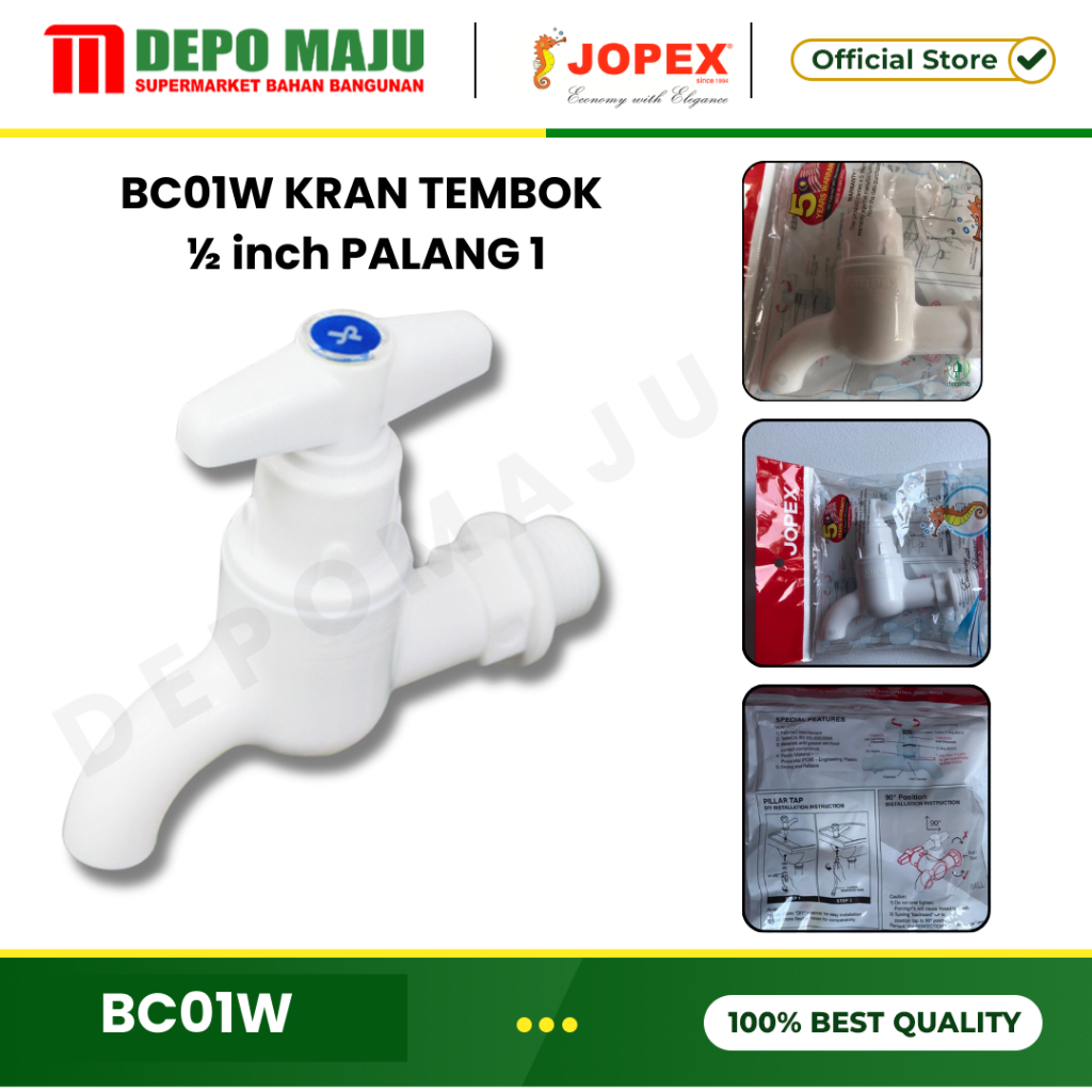 KRAN JOPEX 1/2 INCH 3/4 INCH-KRAN ANGSA-KRAN TEMBOK-STOP KRAN JOPEX-KRAN TANEM