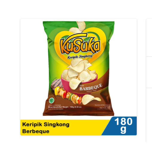 

kusuka keripik singkong berbeque 180g