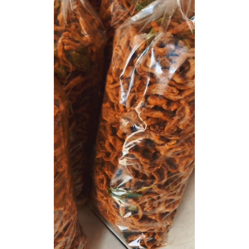 

kripik usus pedas manis 1kg daun jeruk