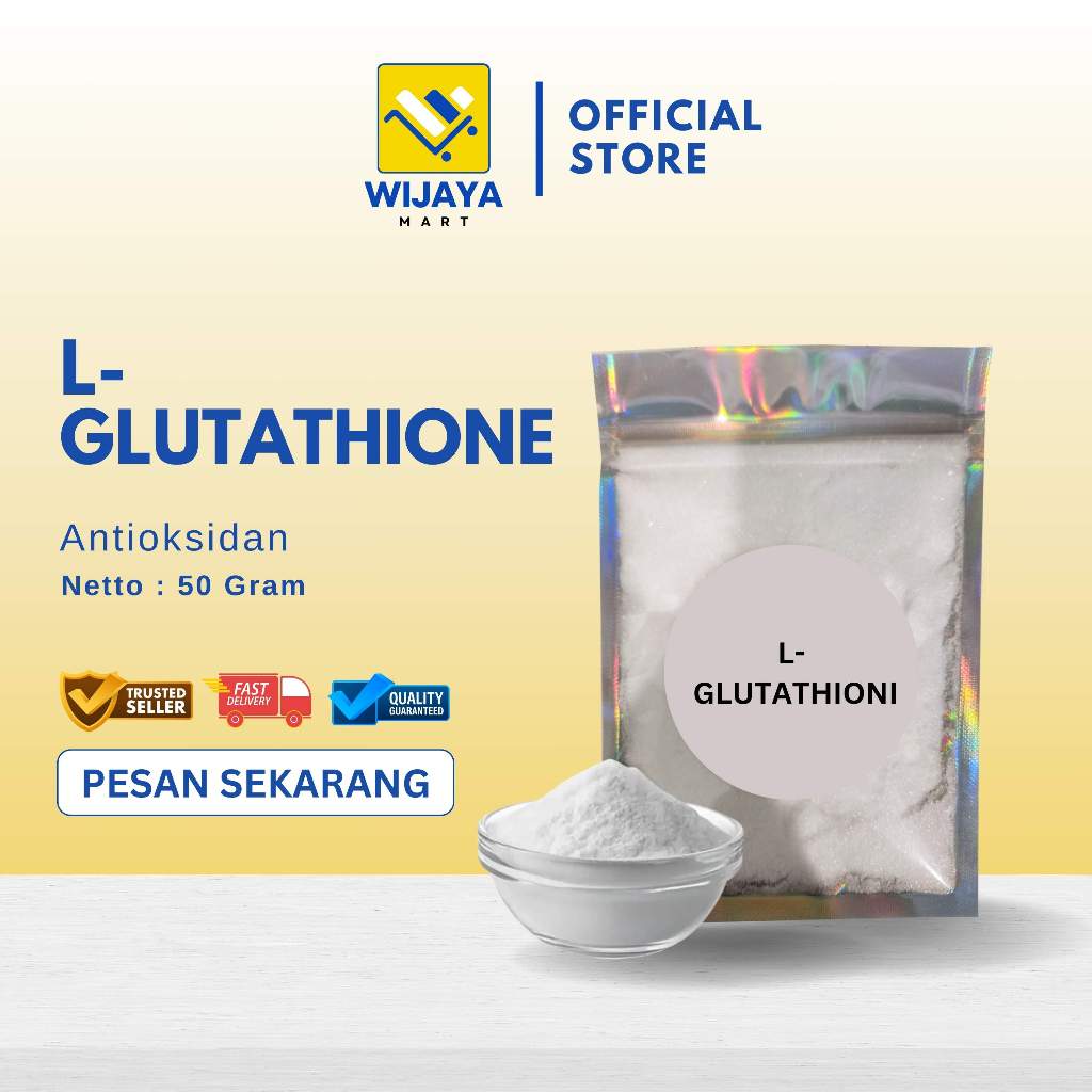 L- Glutathione Powder / L Glutathione / Glutation Bubuk 50 Gram