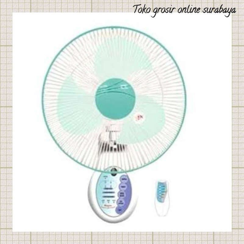 Kipas Angin Dinding Maspion Mwf 3001 RC remote 12 inch